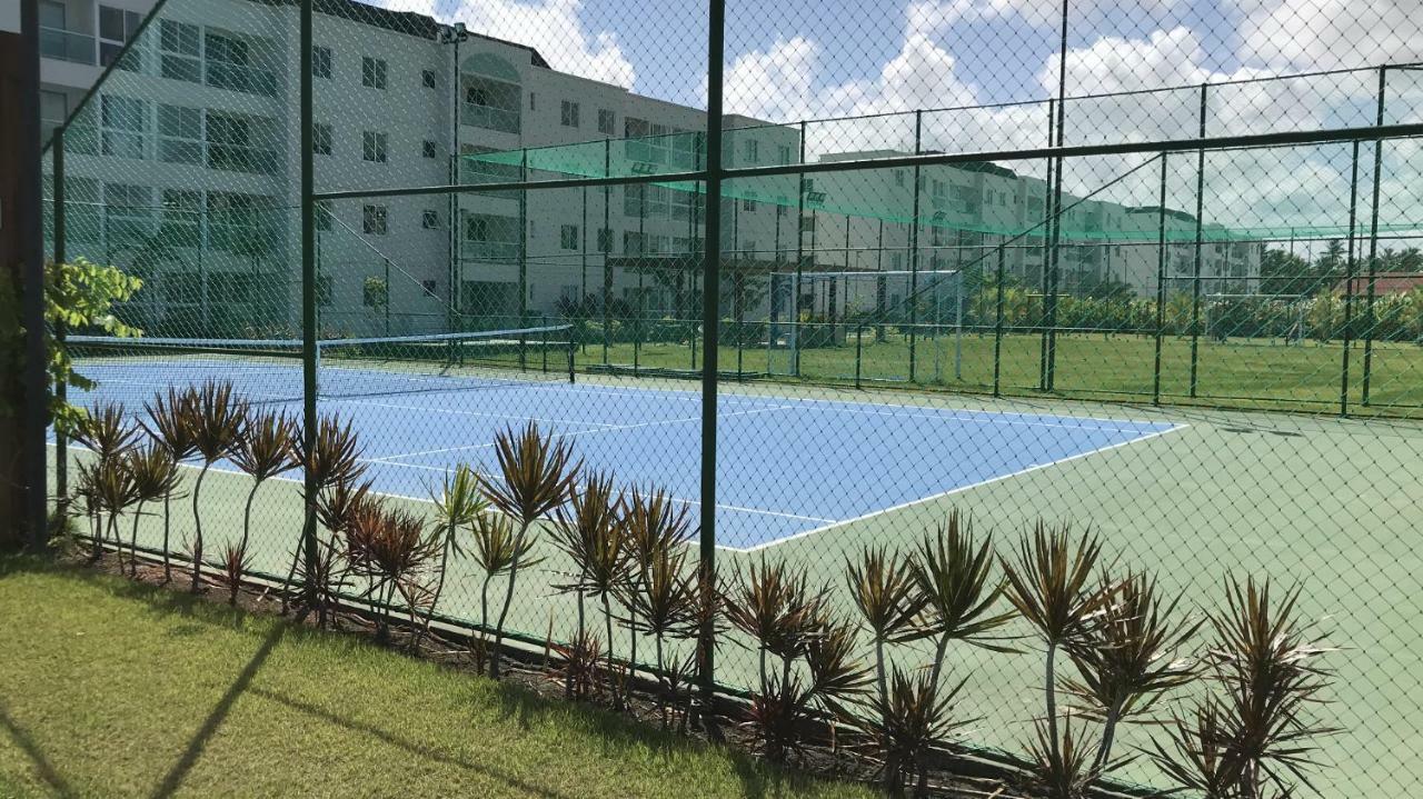 Flat Excelente Em Porto De Galinhas Palm Village Acqua Frente Para As Piscinas Exterior photo